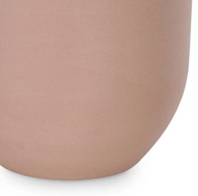 Ceramiczna doniczka SHIRE ciemnoróżowa