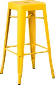 Zestaw 2 Wysokich, Stalowych, Sztaplowanych Stołków Lix Freesia & ↑75 Cm - Sklum
