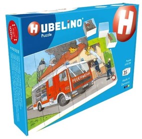 Puzzle dziecięce Hubelino Straż pożarna