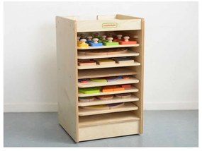 Szafeczka do przechowywania tabliczek edukacyjnych i gier masterkidz 10 sztuk kółka