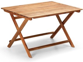 Stół ogrodowy z drewna akacji Bonami Essentials Natur, 114x88 cm