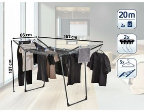 Leifheit Suszarka do bielizny Pegasus 200 SolidBlack