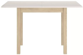 Rozkładany stół jadalny FLIP 80(160)X80 cm, kaszmir/dąb Cremona Torro