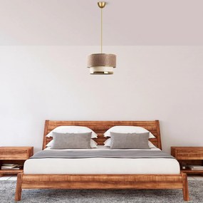 Lampa wisząca Cake - beżowy, złoty