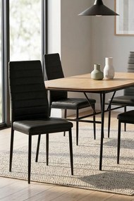 Zestaw 4 Krzese Lauter Ekoskóra