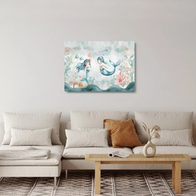 Obraz na szkle - Syreny (70x50 cm)