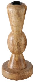 Drewniany świecznik, KESSA, 16 - 20,5 cm, 2 sztuki