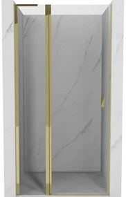Mexen Mist L drzwi prysznicowe uchylne 115 cm, transparent, złote - 8A4L-115-000-50-00