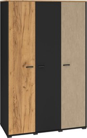 Szafa 120 cm z drążkami i półkami Colt 01 do pokoju młodzieżowego