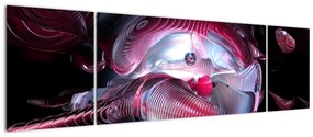 Obraz - Abstrakcja, kosmiczne robaki (170x50 cm)