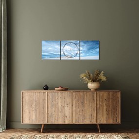 Obraz pola (z zegarem) (90x30 cm)