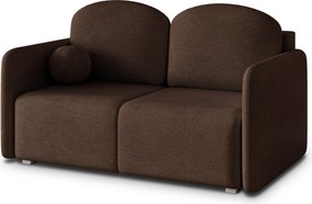 Masseno Sofa SUVI II z funkcją spania i pojemnikiem na pościel, Rozkładana sofa - Brązowy, NEVE 28
