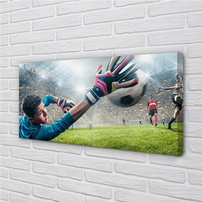 Obraz drukowany na płótnie Dynamika Bramkarskiej Obrony