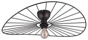 Lampa sufitowa w kolorze matowej czerni ø 60 cm Chapeau – Reality