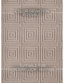 Beżowy dywan 200x280 cm Perles Tourmaline – Elle Decoration