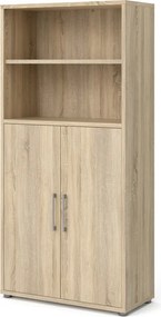 Biurowy regał 2-drzwiowy Prima dąb sonoma