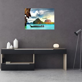 Obraz na szkle - Zatoka Phang Nga (70x50 cm)