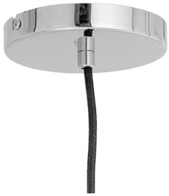 Biała lampa wisząca z tekstylnym kloszem ø 21 cm Pica – Bloomingville