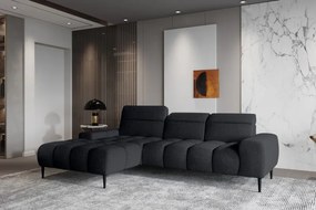 Narożnik GIANO S układ L Lewostronny z elektryczną regulacją siedziska w ktaninie AUSTIN 21 WERSAL