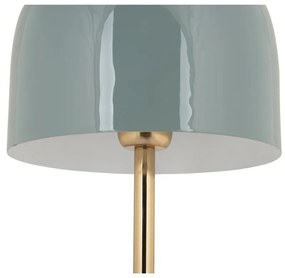 Miętowa lampa stołowa z metalowym kloszem (wysokość 50 cm) Manta – Leitmotiv