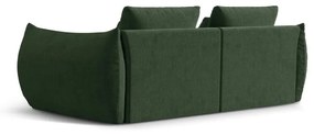 Ciemnozielona sofa 232 cm Bloom – Micadoni Home