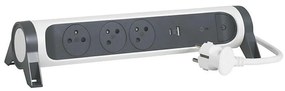 Legrand 049416 - Przedłużacz z wyłącznikiem 3Z Typ E + USB-A + USB-C 1,5m