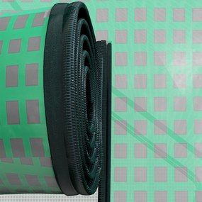 Outsunny Zastępcza plandeka do tunelu ogrodniczego, odporna na warunki atmosferyczne, odporna na UV, 140 x 213 x 190 cm, Zielona