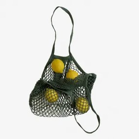 Bawełniana Torba Siatkowa Oslav Verde Oscuro - Sklum