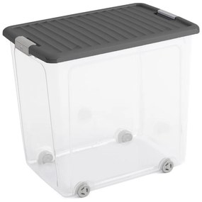Plastikowy pojemnik z pokrywką 56,5x39x51,5 cm W box XL – KIS