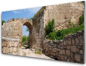 Szkło do Kuchni na Ścianę Tajemnicze Ruiny Zamku