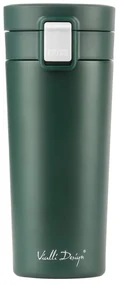 Zielony podróżny kubek termiczny Vialli Design Fuori, 400 ml