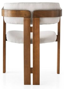 Krzesła do jadalni CO Cream and Walnut