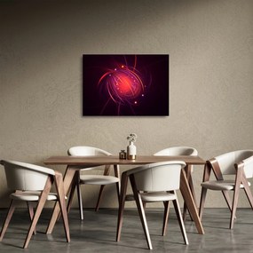Obraz na szkle - współczesny obraz abstrakcji (70x50 cm)
