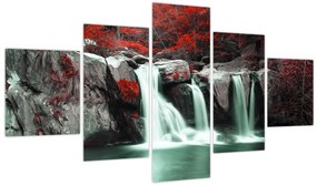 Obraz - Wodospady (125x70 cm)