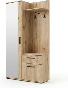 MINIO go for it, Garderoba ALEX w kolorze dąb artisan