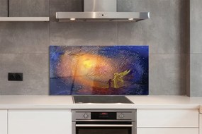 Szkło Ozdobne do Kuchni Człowiek na tle Nieba