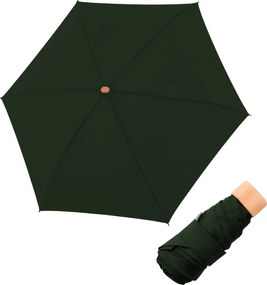 Doppler Nature Mini Cork Deep Olive damski parasol składany