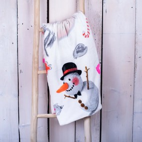 Koc Light Sleep New Snowman, 150 x 200 cm