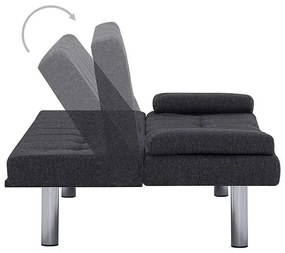 Kanapa Horis z rozkładanym oparciem - ciemnoszara