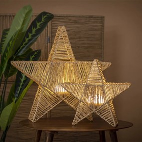 Zewnetrzna Lampka podłogowa na Boże Narodzenie, brązowa, 40 cm, z wbudowanym oświetleniem LED, IP54, ładowalna - Sisine Oswietlenie zewnetrzne