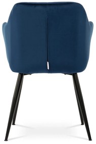 Zestaw krzeseł do jadalni PIKA BLUE4, 2 szt.