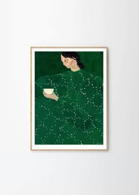 Plakat 30x40 cm Coffee Alone At Place De Clichy – Sofia Lind – The Poster Club