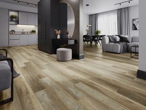 Mexen Cortland próbka paneli winylowych SPC 6,5 mm, podkład IXPE 1,5 mm, 4 V-Fuga, Dąb - F1008-S