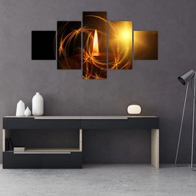 Obraz świecy (125x70 cm)