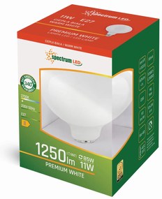 ŻARÓWKA LED GLOB G125 E-27 230V 11W WW WOJ+14367