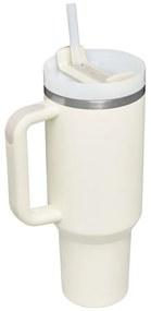 Kremowy termos ze słomką 1,18 l Quencher H2.O FlowState – Stanley