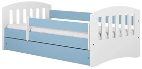 Łóżko dziecięce CLASSIC 1 180x80 niebieskie KOCOT KIDS