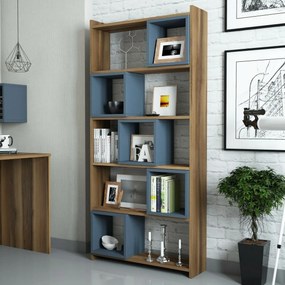 Biblioteczka Box Chalcedony and Walnut