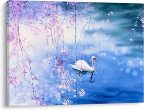 Obraz - Magiczne jezioro (70x50 cm)