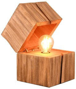 Brązowa lampa stołowa (wys. 16 cm) Treasure – Trio